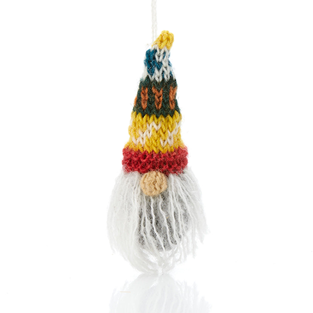 Knitted Gnome Ornaments