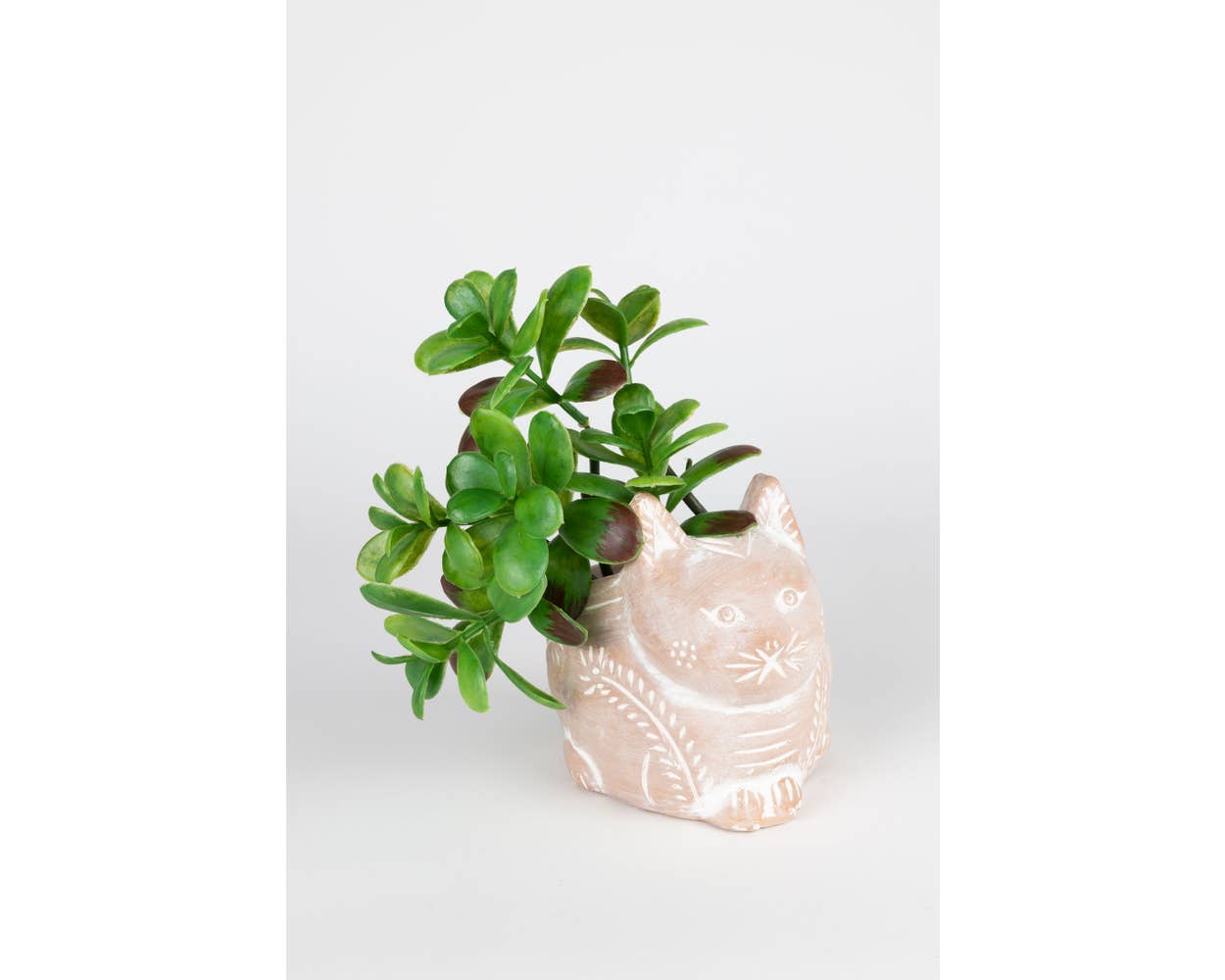Crouching Cat Planter