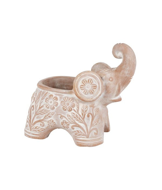 Trumpeting Elephant Planter