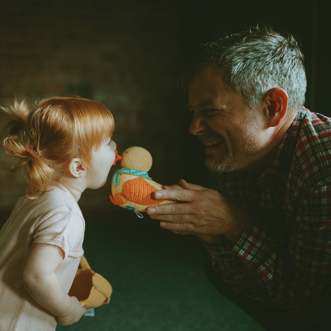 Organic Small Duck Rattle