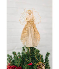 Load image into Gallery viewer, Golden Angel Sinamay Topper
