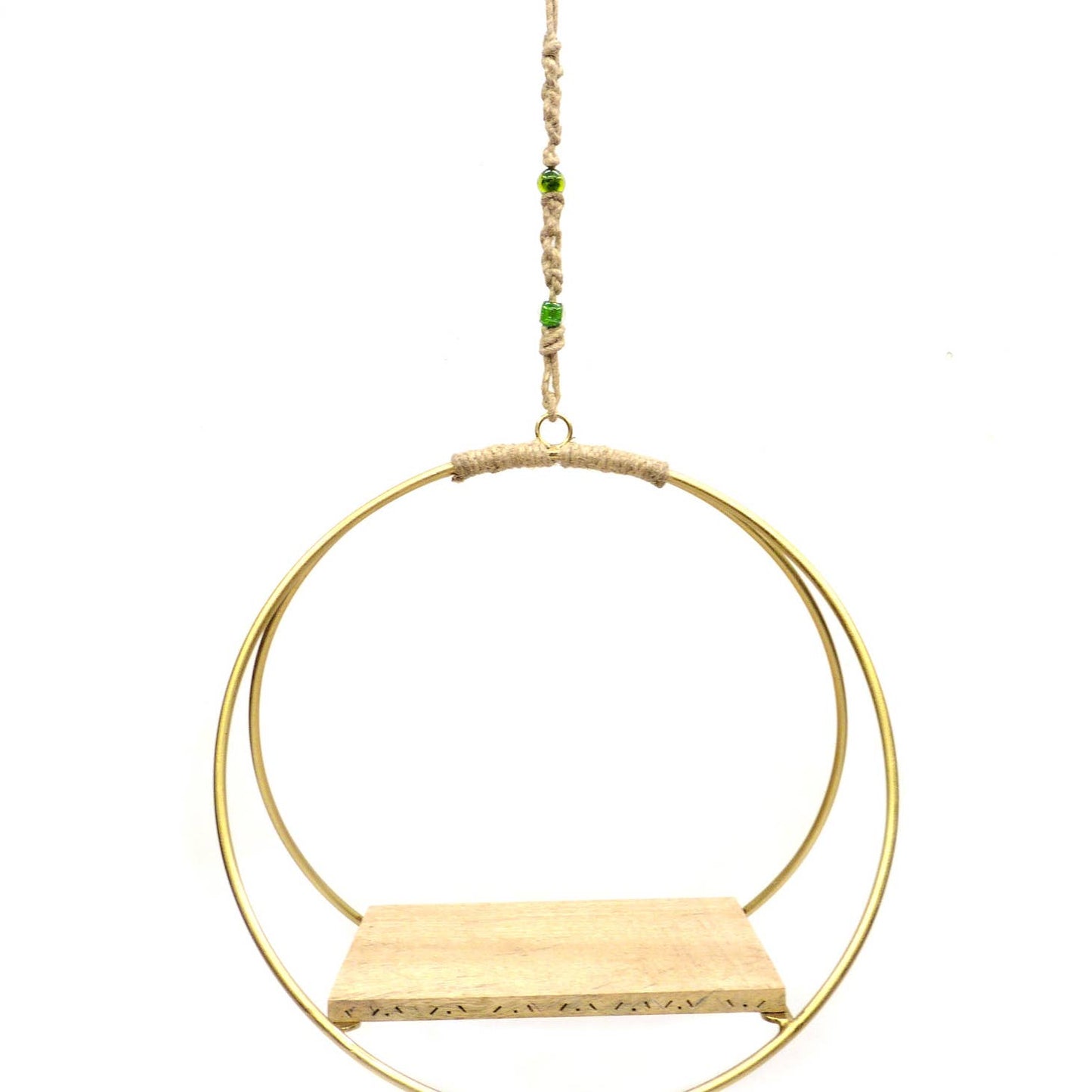 Natural Hanging Plant Shelf