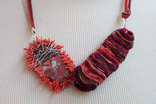 Load image into Gallery viewer, Agate Fire in the Wind Necklace
