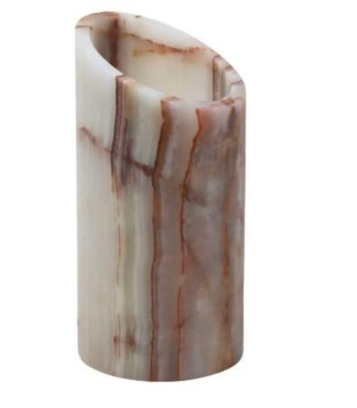 Angled Onyx Lamp