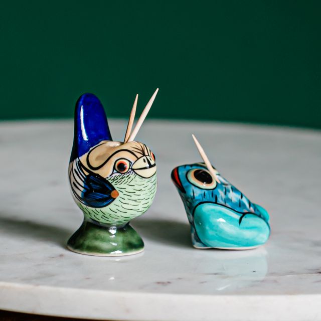 Canary Toothpick Holder