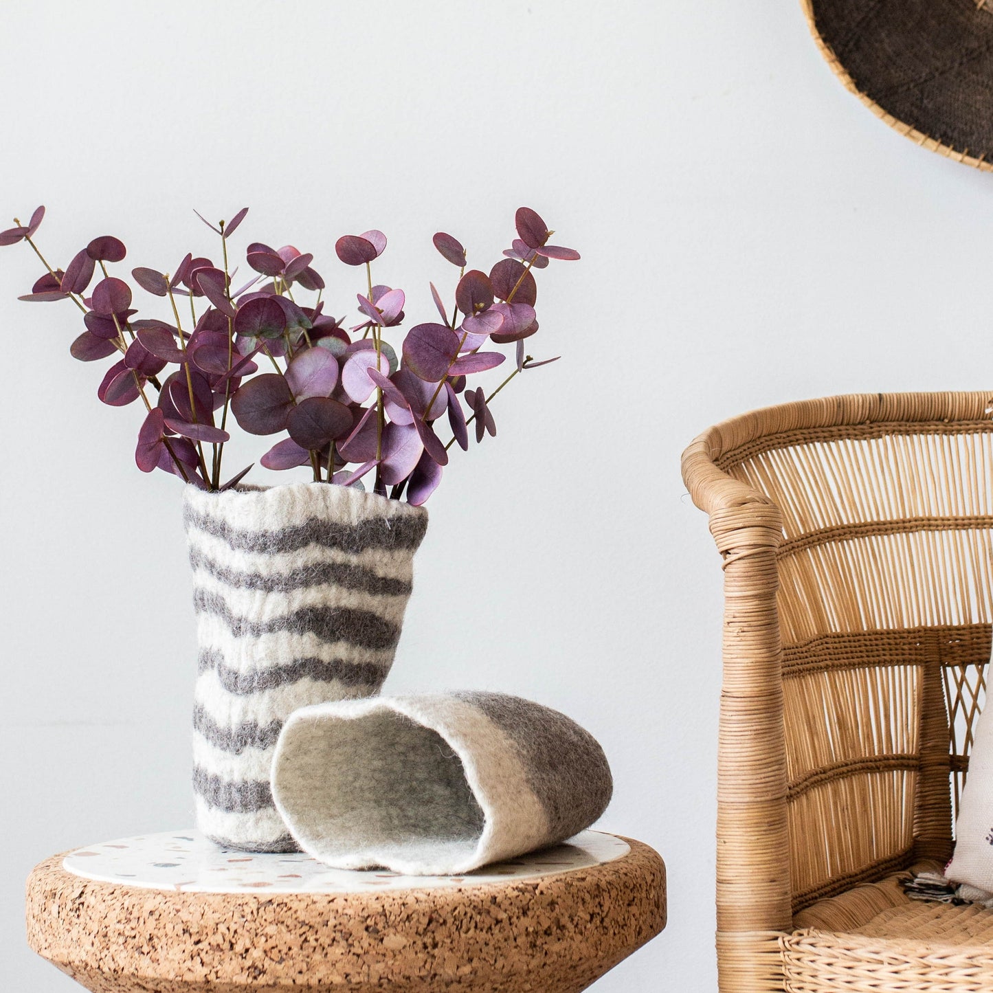 Felted Table Vase