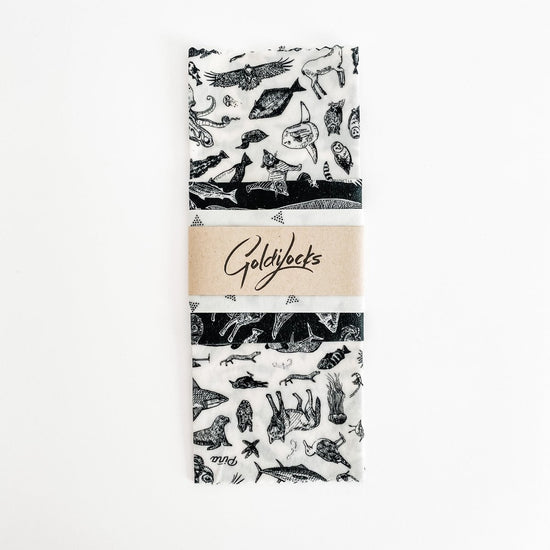 Beeswax Food Wraps: Species of Ucluelet Set of 3
