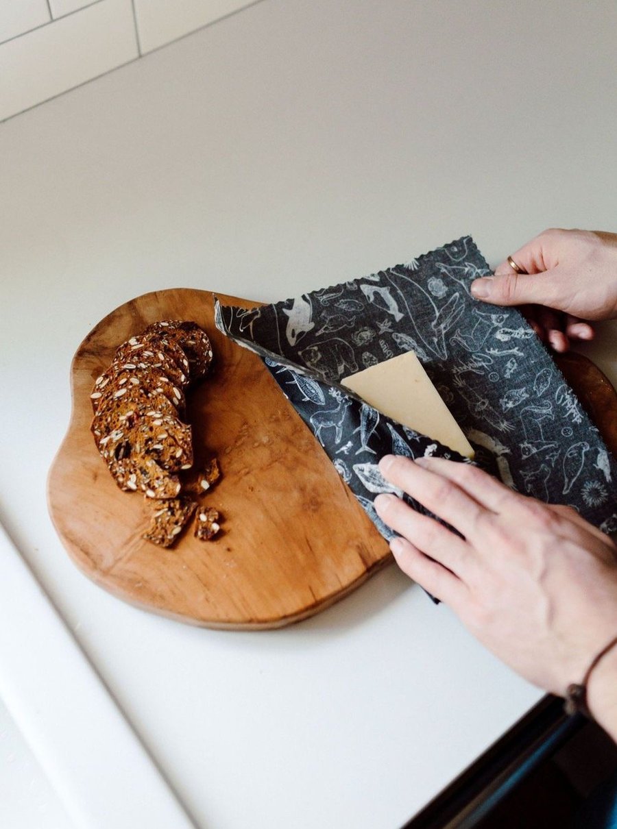 Beeswax Food Wraps: Species of Ucluelet Set of 3