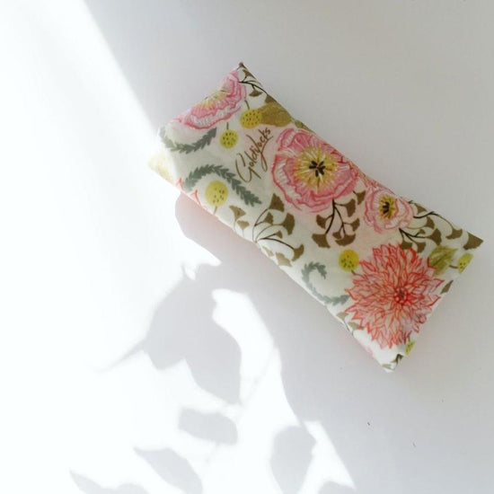 Beeswax Food Wraps: Pink Floral Set of 3