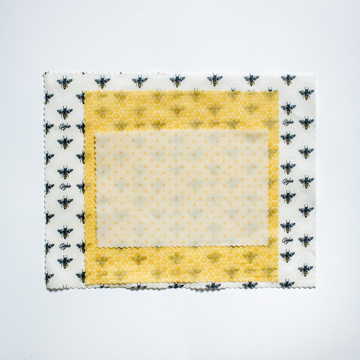 Beeswax Food Wraps: Honey Bees Set of 3