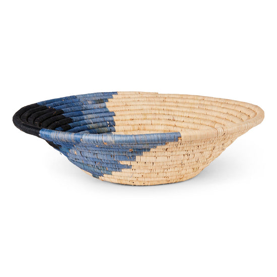 Coastal Minimalism Woven Bowl - 14" Calming