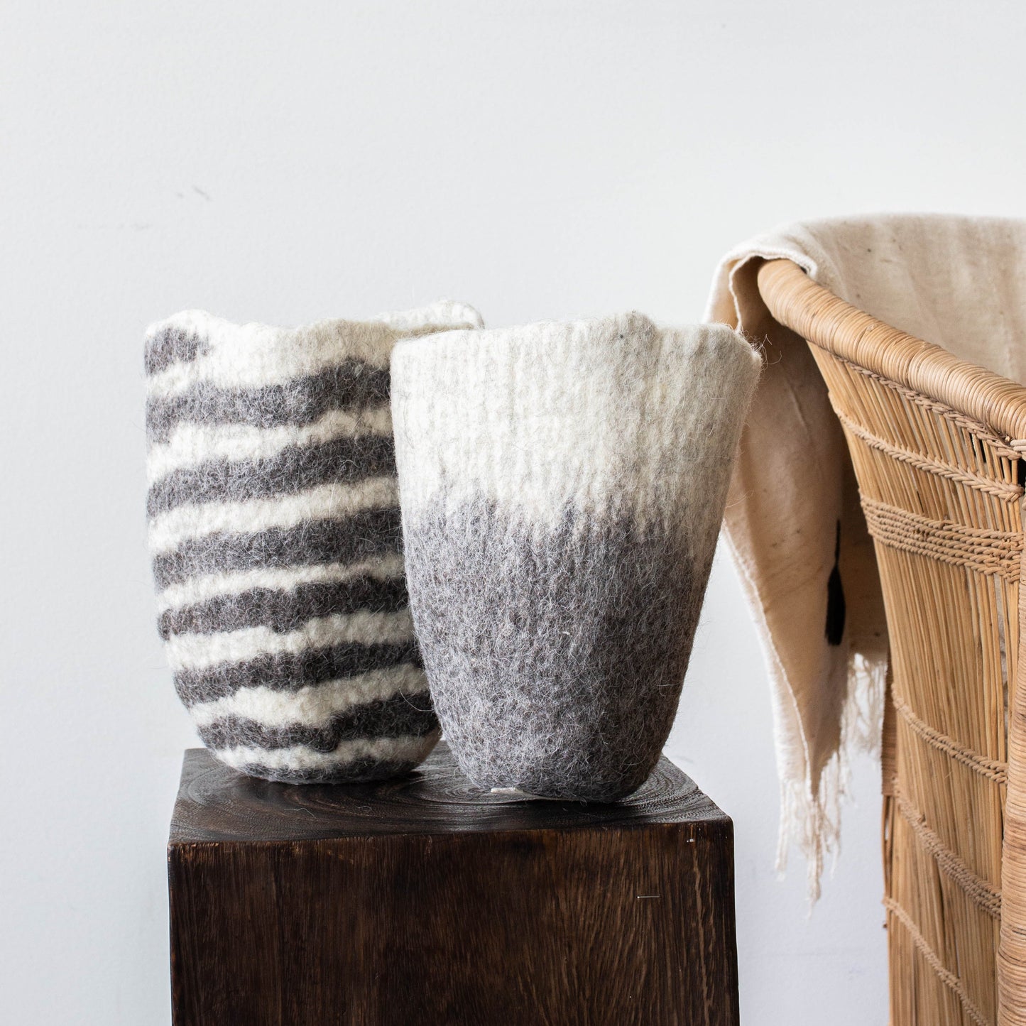 Felted Table Vase