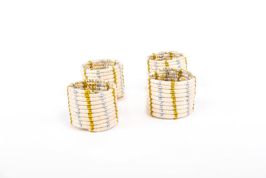 Handwoven Napkin Rings Set of 4