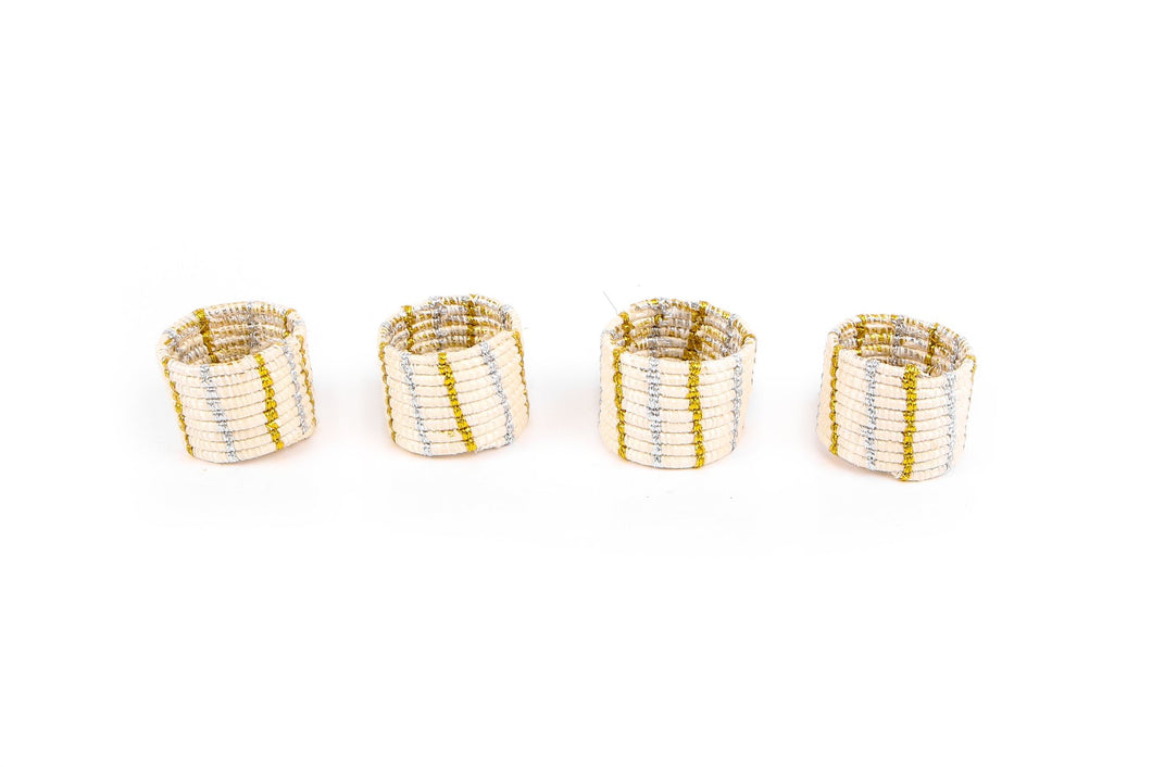 Handwoven Napkin Rings Set of 4
