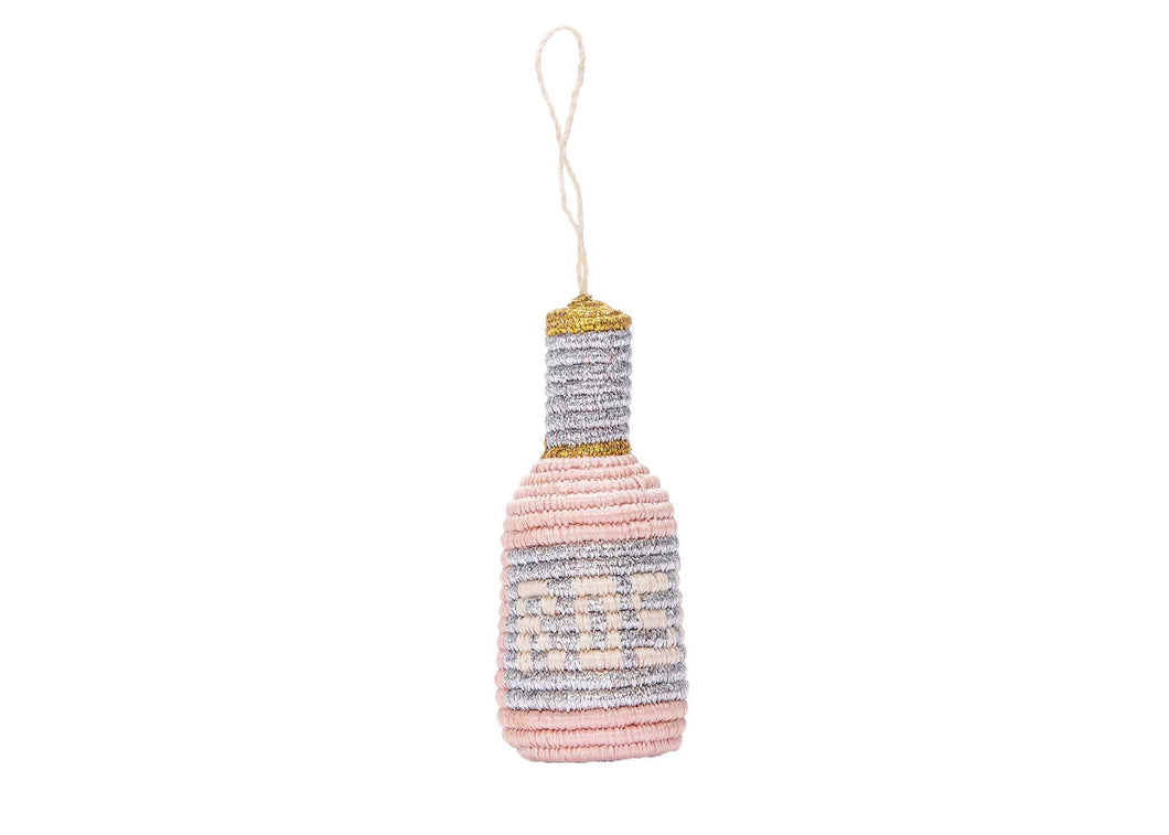 Rosé Bottle Ornament