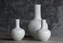 Load image into Gallery viewer, Rustic White Glazed Vase
