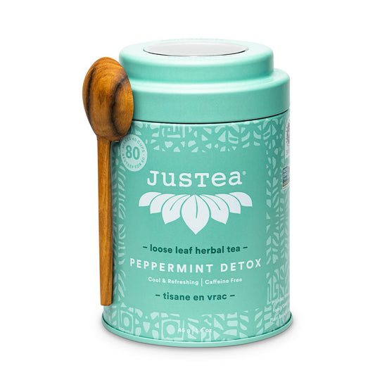 Tea Tin with Spoon