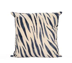 Zebra Safari Suede Pillow  22