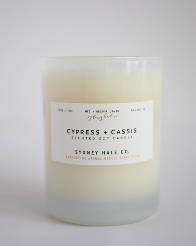 Cypress + Cassis Candle