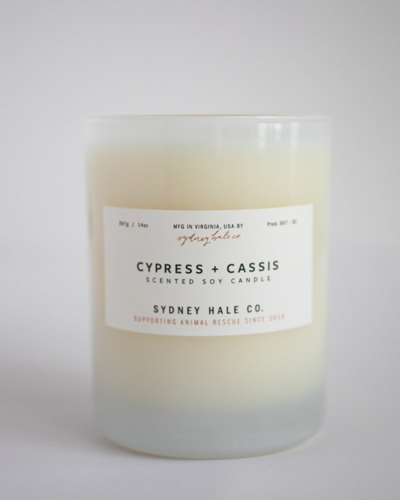 Cypress + Cassis Candle