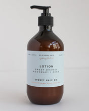 Load image into Gallery viewer, Sweet Orange, Rosemary + Sage Lotion
