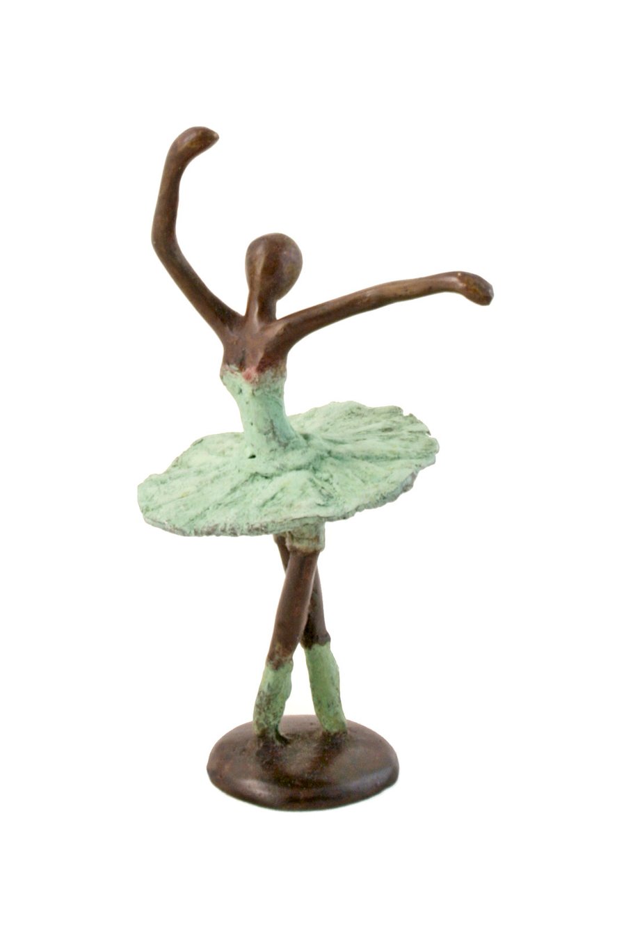 Burkina Faso Bronze Ballerina Sculpture