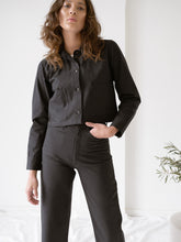 Load image into Gallery viewer, Cropped Chore Jacket - Black
