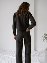 Load image into Gallery viewer, Cropped Chore Jacket - Black
