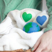 Load image into Gallery viewer, Love Your Mama Heart Eco Dryer Balls

