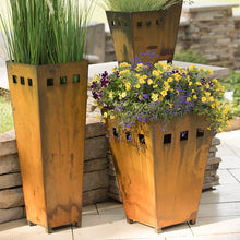 Load image into Gallery viewer, Hand Crafted Patina Planters
