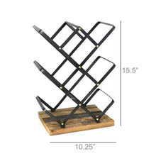 Load image into Gallery viewer, Jennings Wine Rack with Recycled Wood
