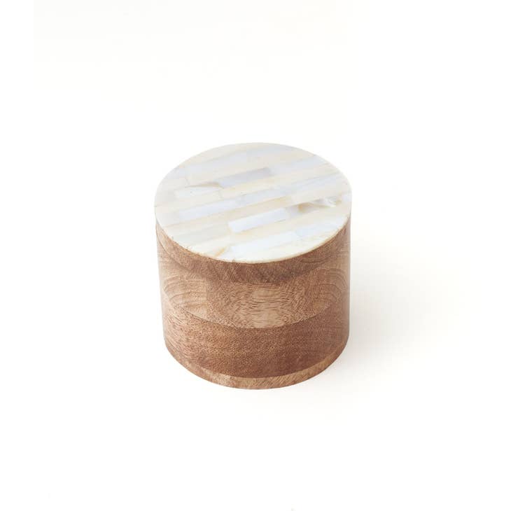 Chandani Mango Wood Keepsake Jar