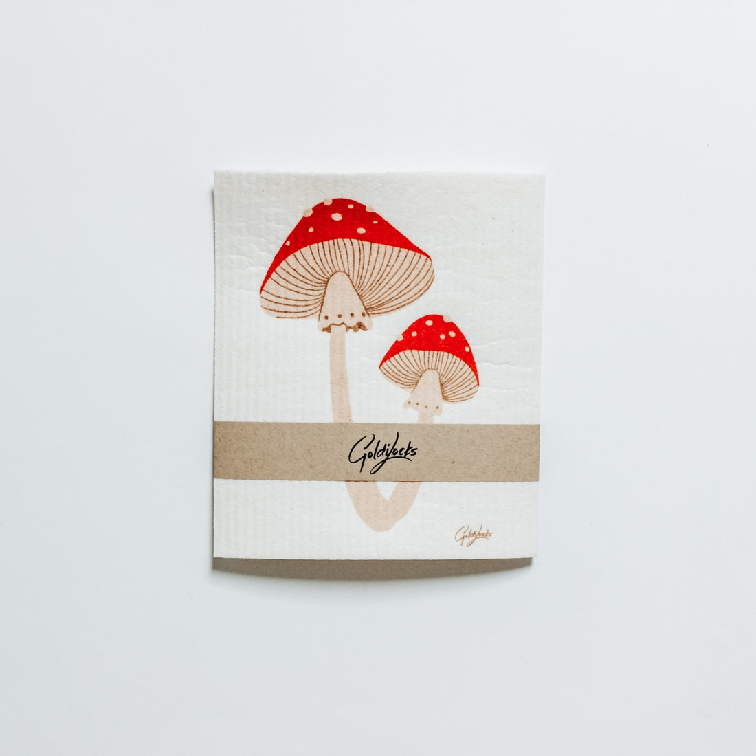 Swedish Dishcloth: Mushrooms