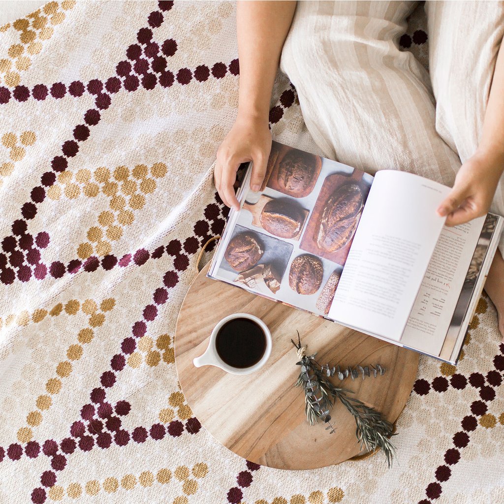 Kaland Geometric Throw Blanket