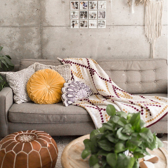 Kaland Geometric Throw Blanket