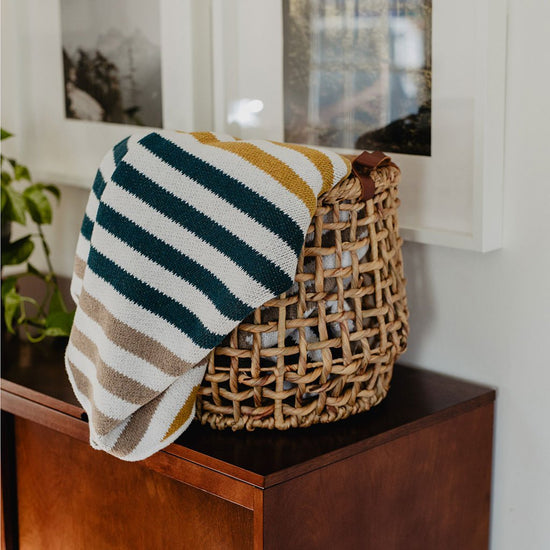 Portland Throw Blanket - Nature, Modern Cozy