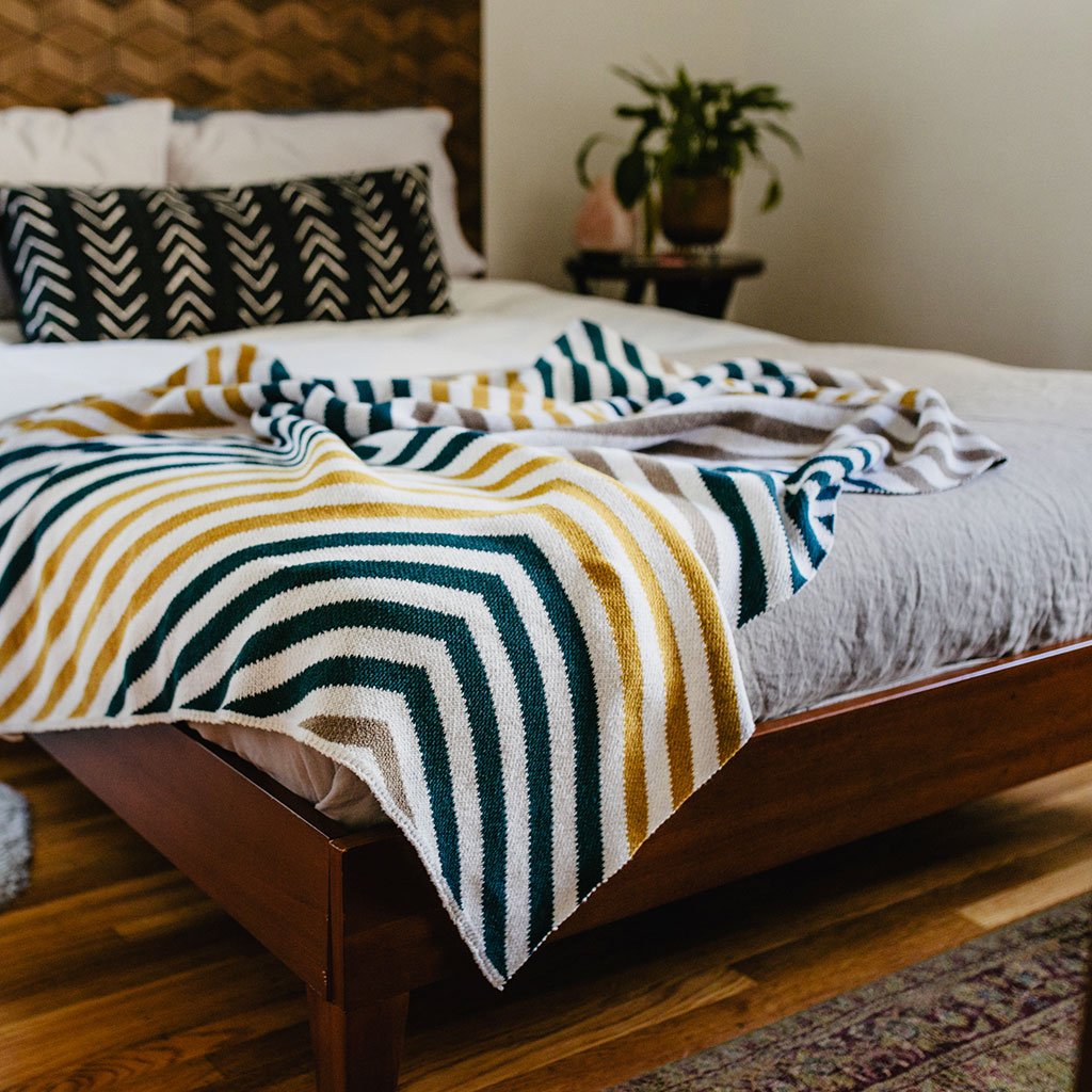 Portland Throw Blanket - Nature, Modern Cozy