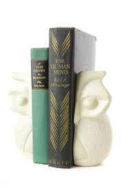 Wise Owl Soapstone Bookends