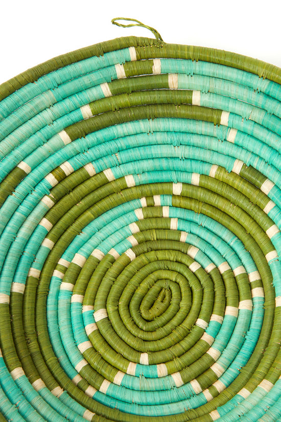 Ugandan Lake Wamala Raffia Coiled Baskets