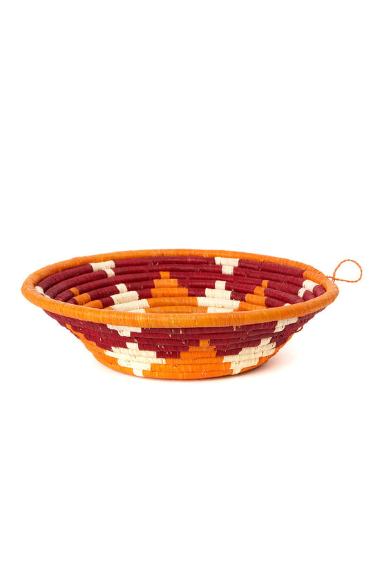 Ugandan Autumn Sun Coiled Raffia Baskets