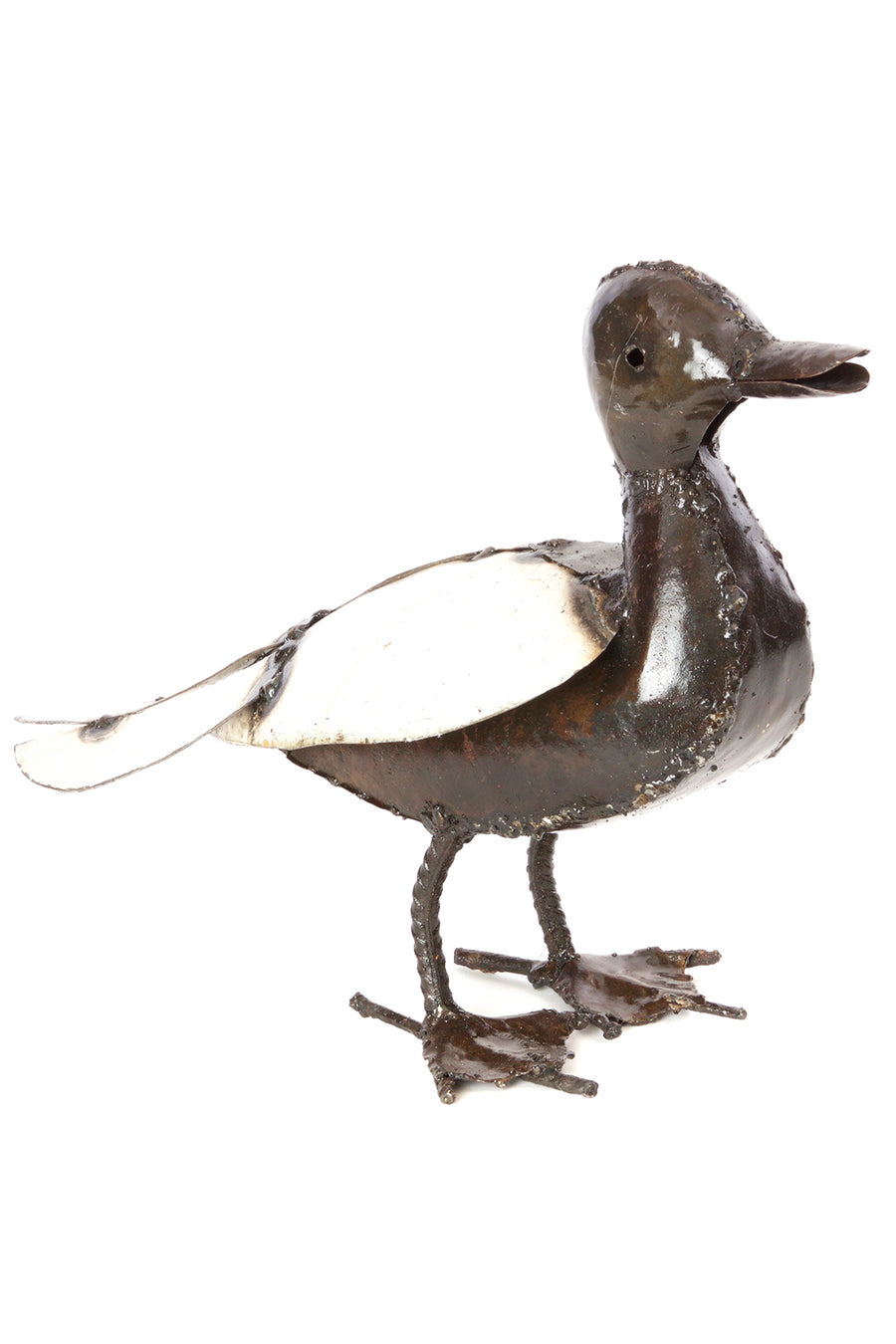 Recycled Metal Mama Duck